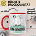 EDM-Enthusiast Geschenk Tasse So Gut Kann Nur Ein EDM-Enthusiast Aussehen Geschenkidee Kaffee-Becher Rot Trendation