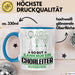 Chorleiter Geschenk Tasse So Gut Kann Nur Ein Chorleiter Aussehen Geschenkidee Kaffee-Becher Blau Trendation