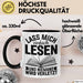 Leseratte Tasse Geschenk Lass Mich Einfach Lesen Und Niemand Wird Verletzt Bücher Trendation