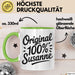 Susanne Tasse Geschenk Original 100% Susanne Geschenkidee Geburtstag Grün Trendation