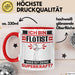 Flötist Tasse Geschenk für Flötist Geburtstag Lustiger Spruch Kaffee-Becher Was Ist Deine Superkraft Rot Trendation