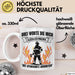 Feuerwehrmann Tasse Geschenk 3 Worte Die Mich Glücklich Machen Mit Atemschutz Ausrüsten Weiß Trendation