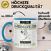 Handballspielerin Tasse Geschenk Ich Bin Handballspielerin Warum Weil Ich Es Kann Geschenkidee Geburtstag Blau Trendation