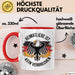 Deutscher Adler Vogel Tasse Geschenk Lustige Geschenkidee Spruch Heimat Liebheit Ist Kein Verbrechen Deutschland Eagle Rot Trendation