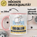 Segler Geschenk Tasse Ich Bin Segler Aber Sag Doch Einfach Superheld Lustige Geschenkdiee für Segler Kaffee-Becher Rosa Trendation