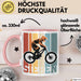 Tasse SIEBEN Grafik RetroStil Geschenkidee 7. Geburtstag Jungs Rosa Trendation