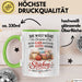 Stricken Tasse Geschenk Welt Waere Besser Wenn Garn Kostenlos Geschenkidee Grün Trendation