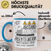 Abenteurerin Tasse Geschenk Lustig Abstand Halten Hochleistungs-Abenteurerin Mit Drang Zur Perfektion Bei Der Arbeit Blau Trendation