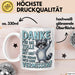 Büro Arbeit Kollege Tasse Becher Geschenk Lustige Geschenkidee Spruch Danke Für Die Tolle Zeit Mit Dir Wir Werden Dich Sehr Vermissen Weiß Trendation