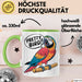 Papageienliebhaber Tasse Geschenkidee Vogelschwätzer Geschenkidee Lustig Grün Trendation