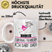 Geschenk für Survival-Trainerin Tasse Lustige Geschenkidee Geburtstag Ich Bin Survival-Trainerin Ich Darf Das Weiß Trendation