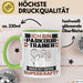 Parkour-Trainer Tasse Geschenk für Parkour-Trainer Geburtstag Lustiger Spruch Kaffee-Becher Was Ist Deine Superkraft Grün Trendation