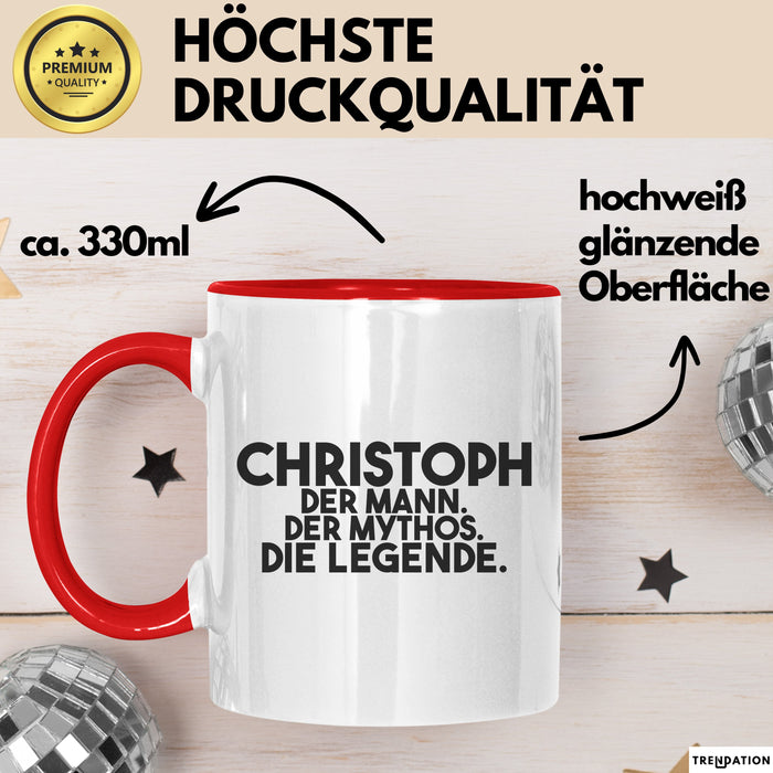 Christoph Tasse Christoph – Der Mann. Der Mythos. Die Legende. Geschenk
