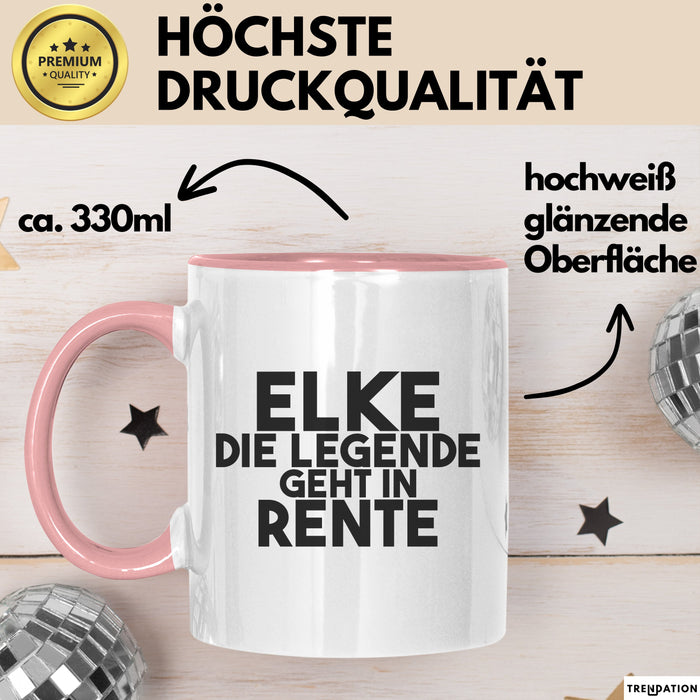 Elke Tasse Elke – Die Legende Geht In Rente Geschenk