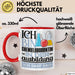 Chemielaborantin Ausbildung Start Geschenk Tasse Ich Bin Chemielaborantin In Der Ausbildung Ich Darf Das Kaffee-Becher Geschenkidee Rot Trendation