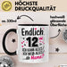12 Geburtstag Teenager Tasse Geschenk Lustige Geschenkidee Spruch Endlich 12 Ich Kann Alles Ich Weiß Alles Ähm Mama Trendation