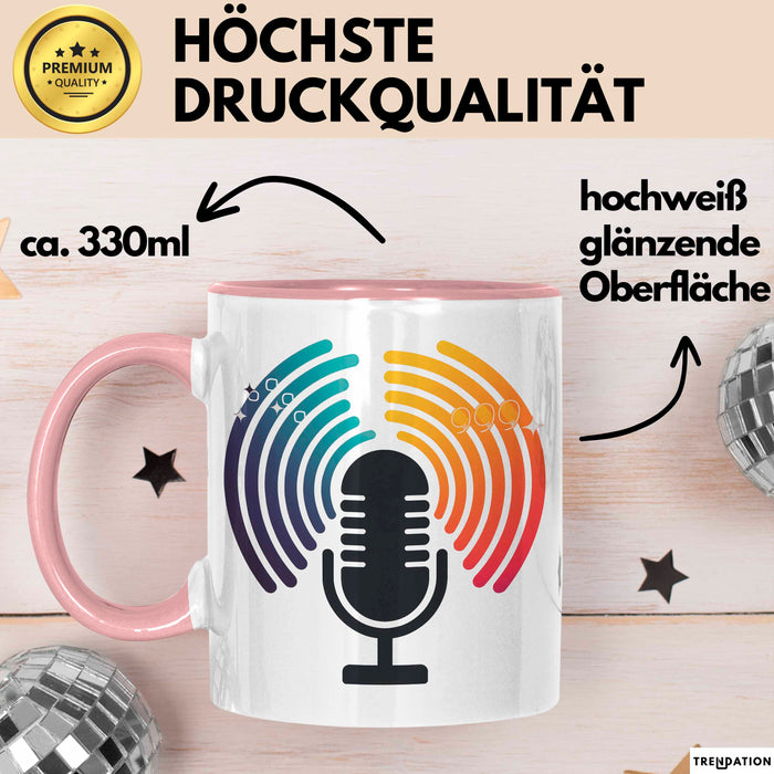 Motivationsredner Tasse Geschenkidee für Publikum Inspirator Rosa Trendation