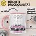 Yogalehrer Geschenk Tasse So Gut Kann Nur Ein Yogalehrer Aussehen Geschenkidee Kaffee-Becher Rosa Trendation