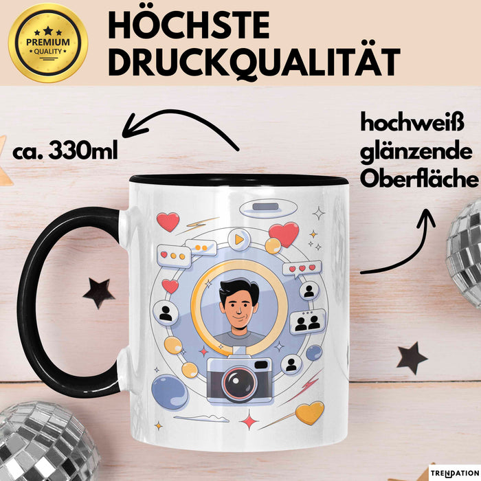 Content Creator Tasse Geschenk Lustige Geschenkidee Spruch Für Digitale Macher Trendation