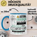 Country-Fan Tasse Geschenk Lustiger Spruch Bitte Erheben Sie Sich Seine Majestät Die Country-Fan Betritt Den Raum Blau Trendation