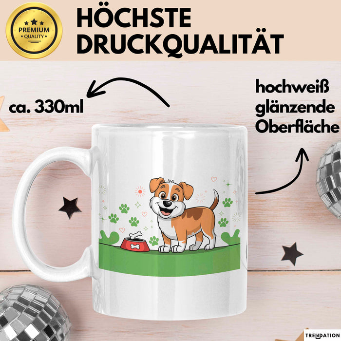 Hundebesitzer Tasse Geschenk Lustige Geschenkidee Spruch Für Hunde Eltern Weiß Trendation
