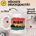 Österreich Wien Wienerisch Tasse Geschenk Lustige Geschenkidee Spruch Weiß Trendation