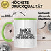 Imke Tasse Imke – Die Frau. Der Mythos. Die Legende. Geschenk Grün Trendation