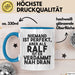 Ralf Tasse Niemand Ist Perfekt, Aber Als Ralf Ist Er Verdammt Nah Dran Blau Trendation