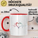 Sanitäter Tasse Geschenkidee für Ersthelfer Rot Trendation