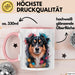 Appenzeller Sennenhund Hund Tasse Geschenk Lustige Geschenkidee Spruch Rosa Trendation