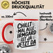 Irmgard Tasse Geschenk Chillt Mal Alle Irmgard Ist Ja Jetzt Da Geschenkidee Becher mit Name Rot Trendation