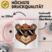 Teddybär Tier Sonnenbrille Tasse Geschenk Lustige Geschenkidee Spruch Rosa Trendation