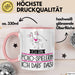 Geschenk für Polo-Spielerin Tasse Lustige Geschenkidee Geburtstag Ich Bin Polo-Spielerin Ich Darf Das Rosa Trendation