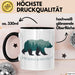 Wildtierschutz Tasse Geschenk Lustige Geschenkidee Spruch Bewahren und Schützen Schwarz Trendation