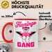 Flamingo Tier Tasse Geschenk Lustige Geschenkidee Spruch Flamingo Gang Rot Trendation
