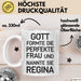 Regina Tasse Geschenk Gott Formte Die Perfekte Frau Regina Geschenkidee Weiß Trendation