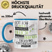 Trekking-Enthusiastin Geschenk Becher Tasse Gott Schuf Alle Menschen Gleich Nur Die Besten Durfeten Trekking-Enthusiastin Werden Geschenkidee Lustig Blau Trendation