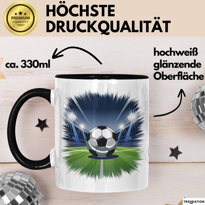 Fußballspieler Tasse Geschenkidee für Fußballliebhaber Trendation