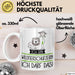 Geschenk für Wildtierschützerin Tasse Lustige Geschenkidee Geburtstag Ich Bin Wildtierschützerin Ich Darf Das Weiß Trendation