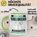 Vogelforscher Tasse Geschenk für Vogelforscher Geburtstag Lustiger Spruch Kaffee-Becher Was Ist Deine Superkraft Grün Trendation