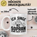 Sopran Tasse Geschenk Ich Singe Alt Sopran Kann Doch Jeder Musiker Geschenkideen Becher Weiß Trendation
