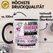 Survival-Trainerin Tasse Geschenk Lustiger Spruch Bitte Erheben Sie Sich Seine Majestät Die Survival-Trainerin Betritt Den Raum Schwarz Trendation