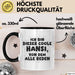 Hansi Tasse Ich Bin Dieser Coole Hansi, Von Dem Alle Reden Geschenk Schwarz Trendation