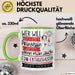 EDM-Enthusiastin Tasse Geschenk Spruch Wer Will Schon Prinzessin Sein Wenn Man Auch EDM-Enthusiastin Sein Kann Grün Trendation