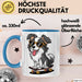 Hund Tierliebhaber Skateboard Tasse Geschenk Lustige Geschenkidee Spruch Blau Trendation