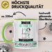 Klangkünstlerin Tasse Geschenk Becher Stark Attraktiv Furchtlos Klangkünstlerin Lustige Geschenkidee Grün Trendation