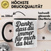 Freundschaft Tasse Geschenk Danke Dass Du Immer Da Bist Geschenkidee Schwarz Trendation