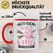 Oma Im Einsatz Tasse Geschenk Muttertag Lustiger Spruch Witzig Rot Trendation