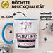 Tänzerin Weil Es Keinen Schöneren Beruf Gibt Tasse Geschenk für Eine Tänzerin Lustig Blau Trendation