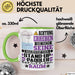 Stand-Up-Paddler Geschenk Tasse Lustiger Spruch Erheben Sie Sich Der Stand-Up-Paddler Betritt den Raum Grün Trendation